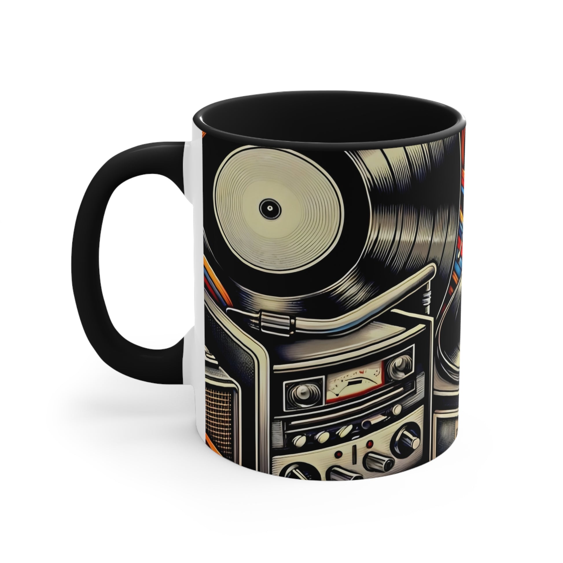 RECORD NOSTALGIC ACCENT MUG Printify