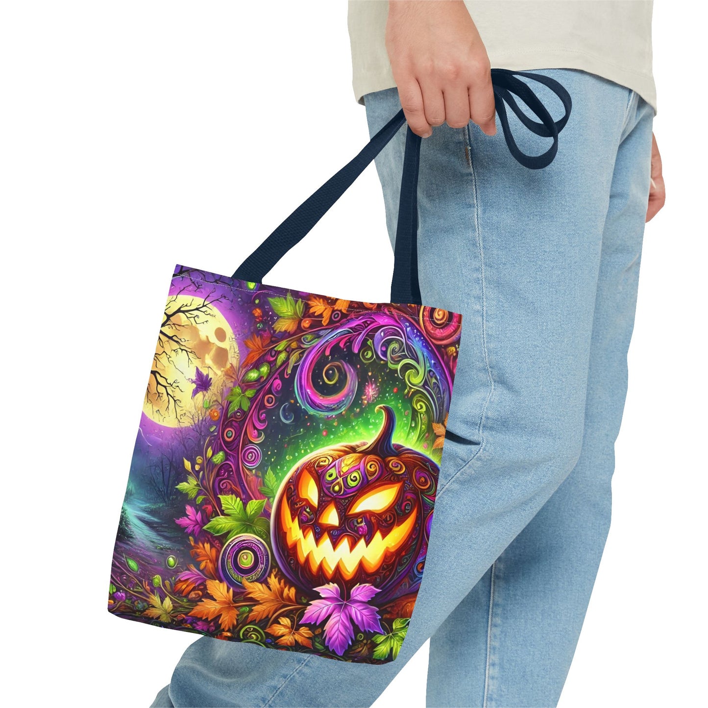 Scary Halloween 🎃  Tote Bag (AOP) Printify