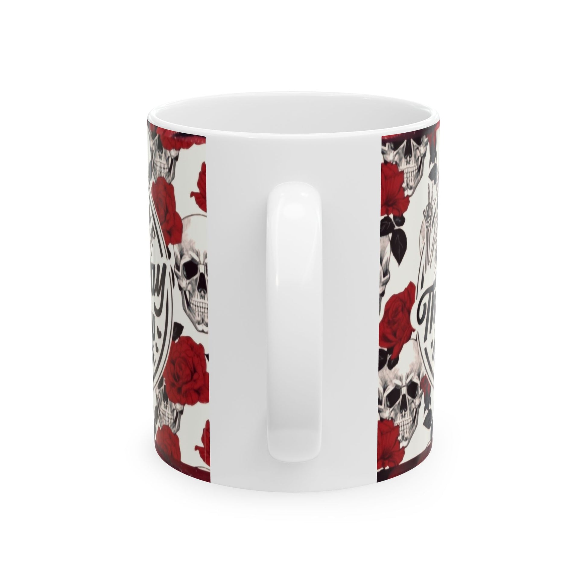 Have the day you deserve - Red - Ceramic Mug, (11oz, 15oz) - Rock n Royalty Designs