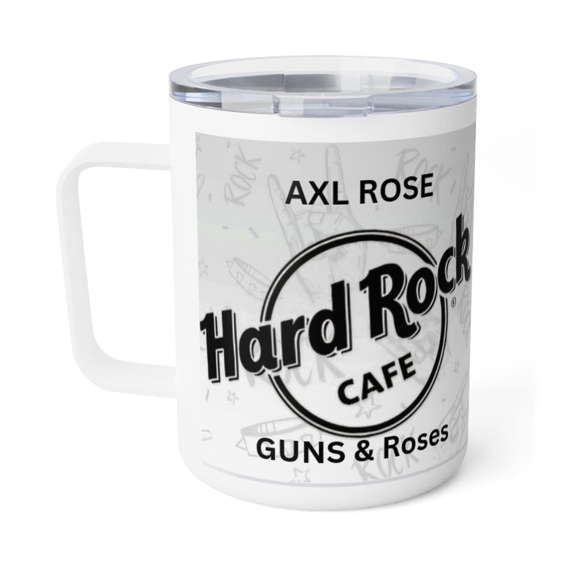 Axl Rose inspired by GUNS & ROSES - Insulated Coffee Mug, 10oz Printify