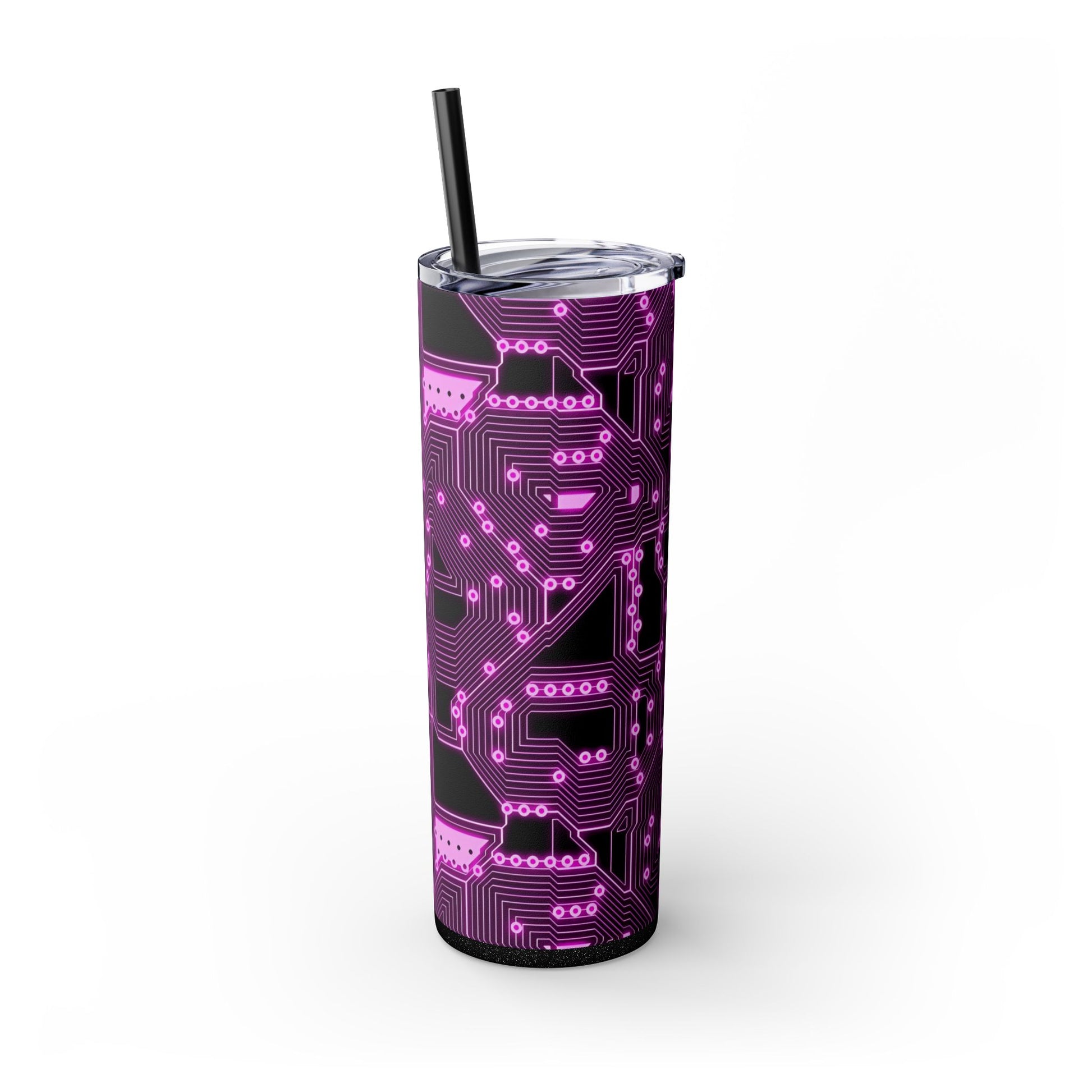 "Tech Pink Circuit Board Tumbler" Printify