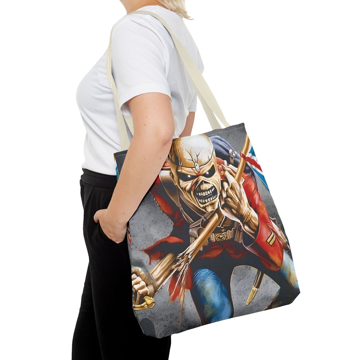 Iron Maiden - Run to the Hills - Tote Bag (AOP) - Rock n Royalty Designs