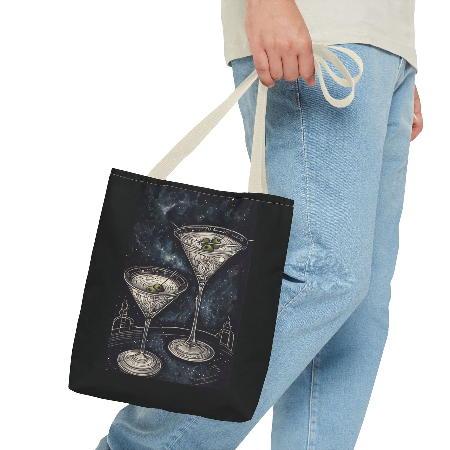 SHAKIN NOT STIRRED Tote Bag (AOP) Printify