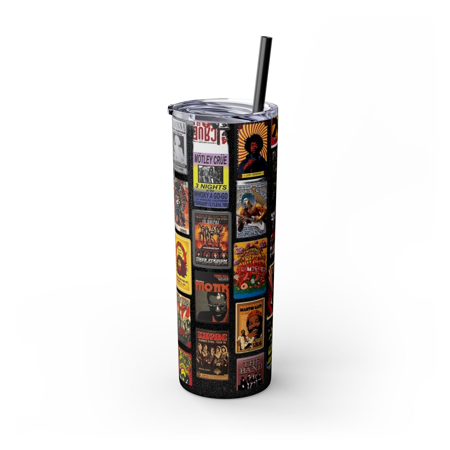 Copy of Skinny Tumbler with Straw, 20oz - Rock n Royalty Designs