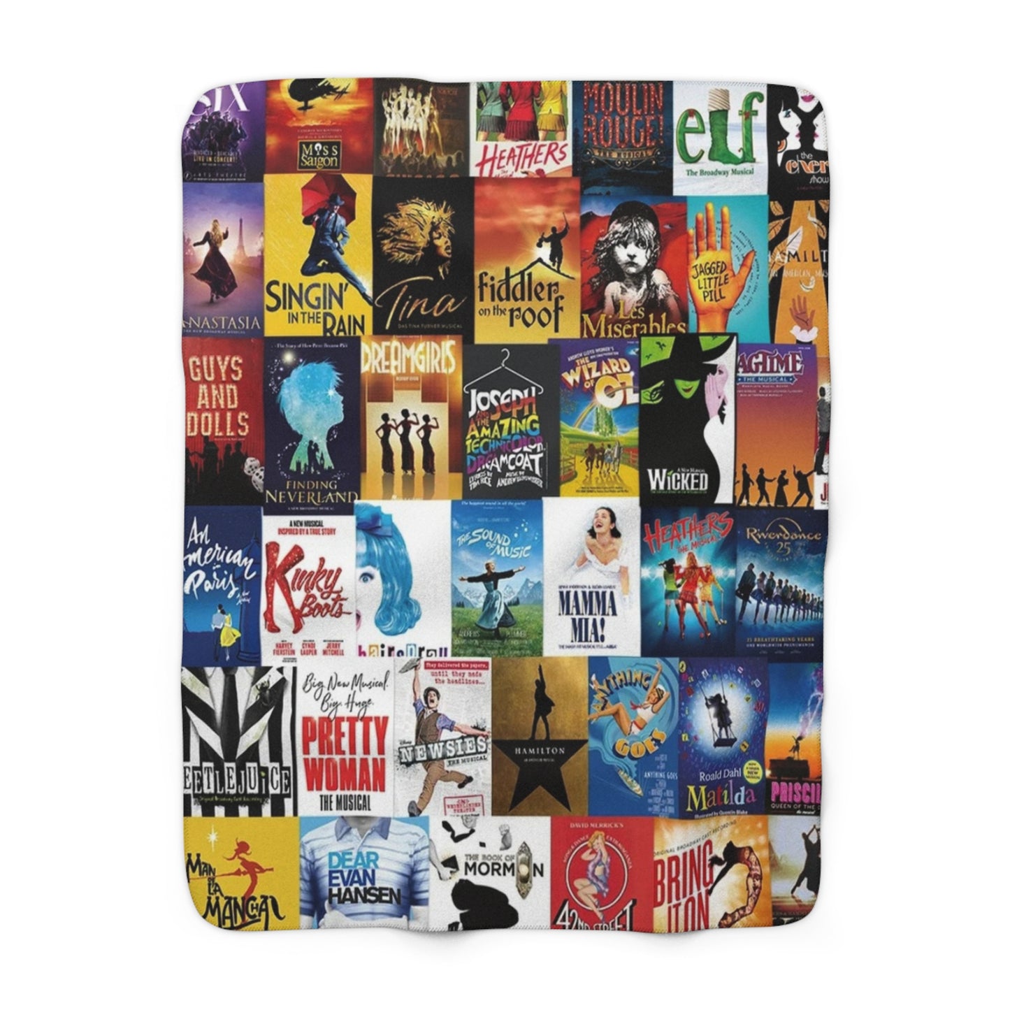 Movies A - Sherpa Fleece Blanket - Rock n Royalty Designs