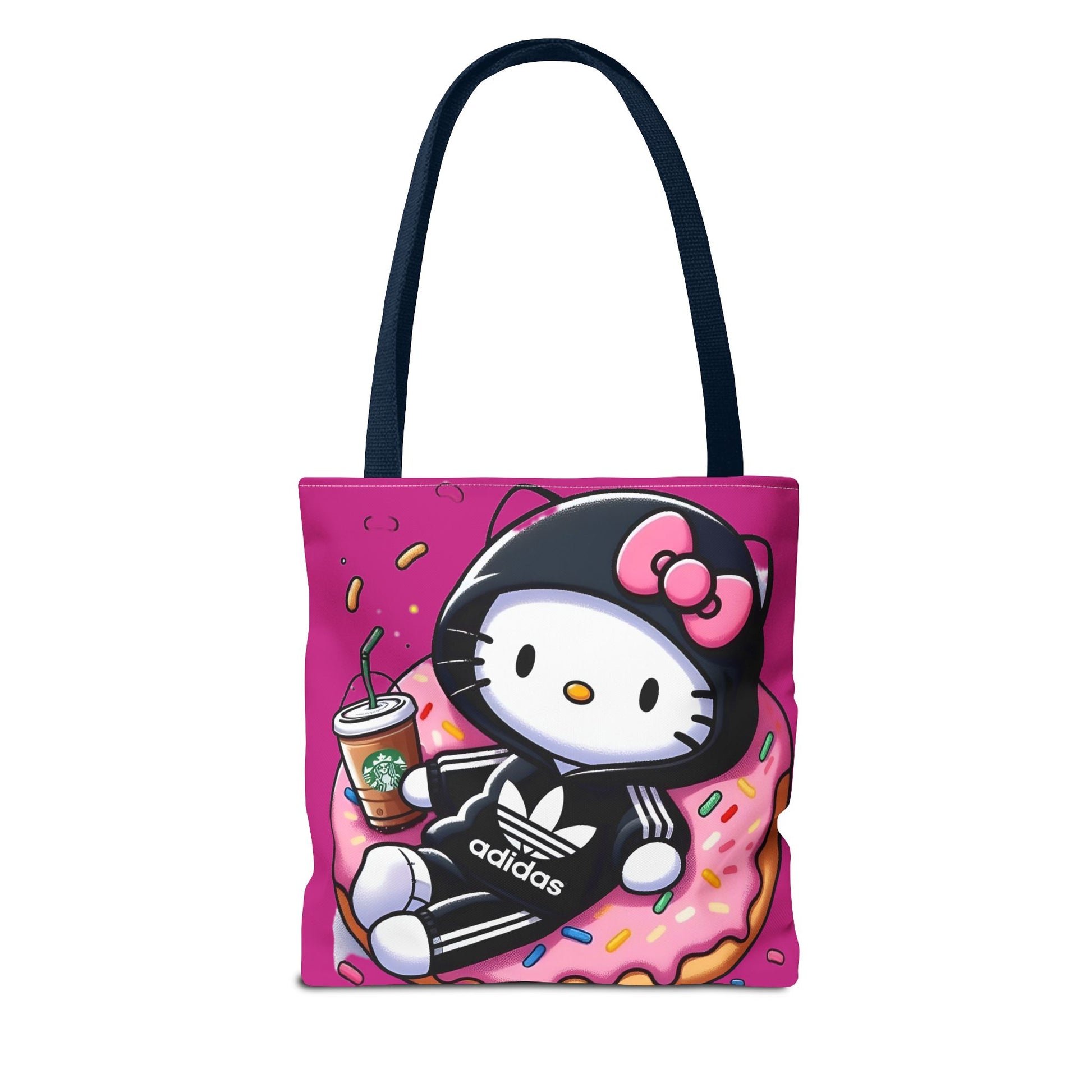 Cute Rocker Kitty Black Tote Bag – Rock n' Royalty Designs Printify