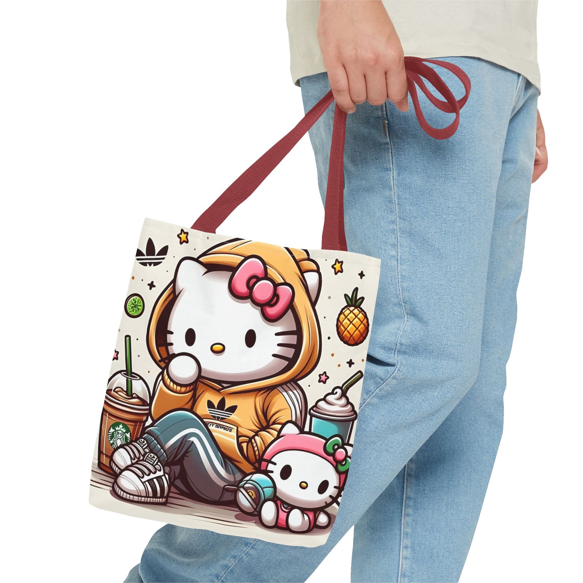 Ms. KITTY Adorable Anime-Inspired Tote Bag | Stylish and Cute Accessory Printify