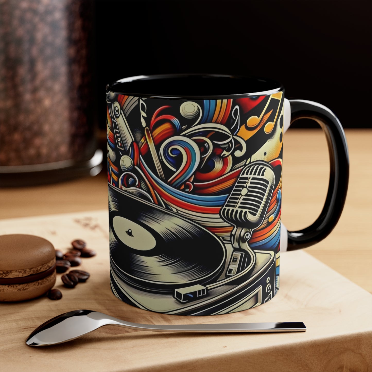 RECORD NOSTALGIC ACCENT MUG Printify