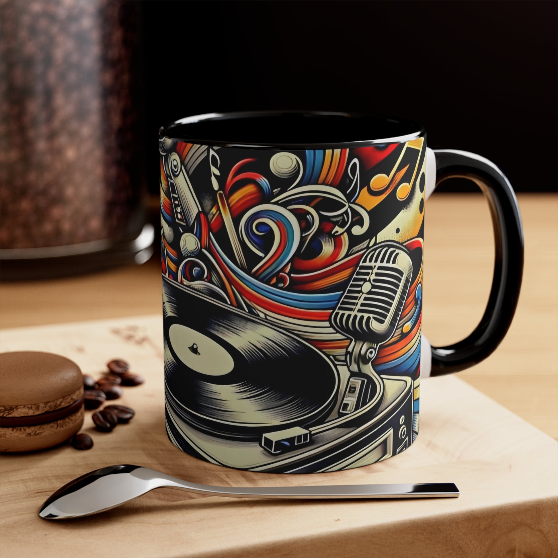 RECORD NOSTALGIC ACCENT MUG Printify