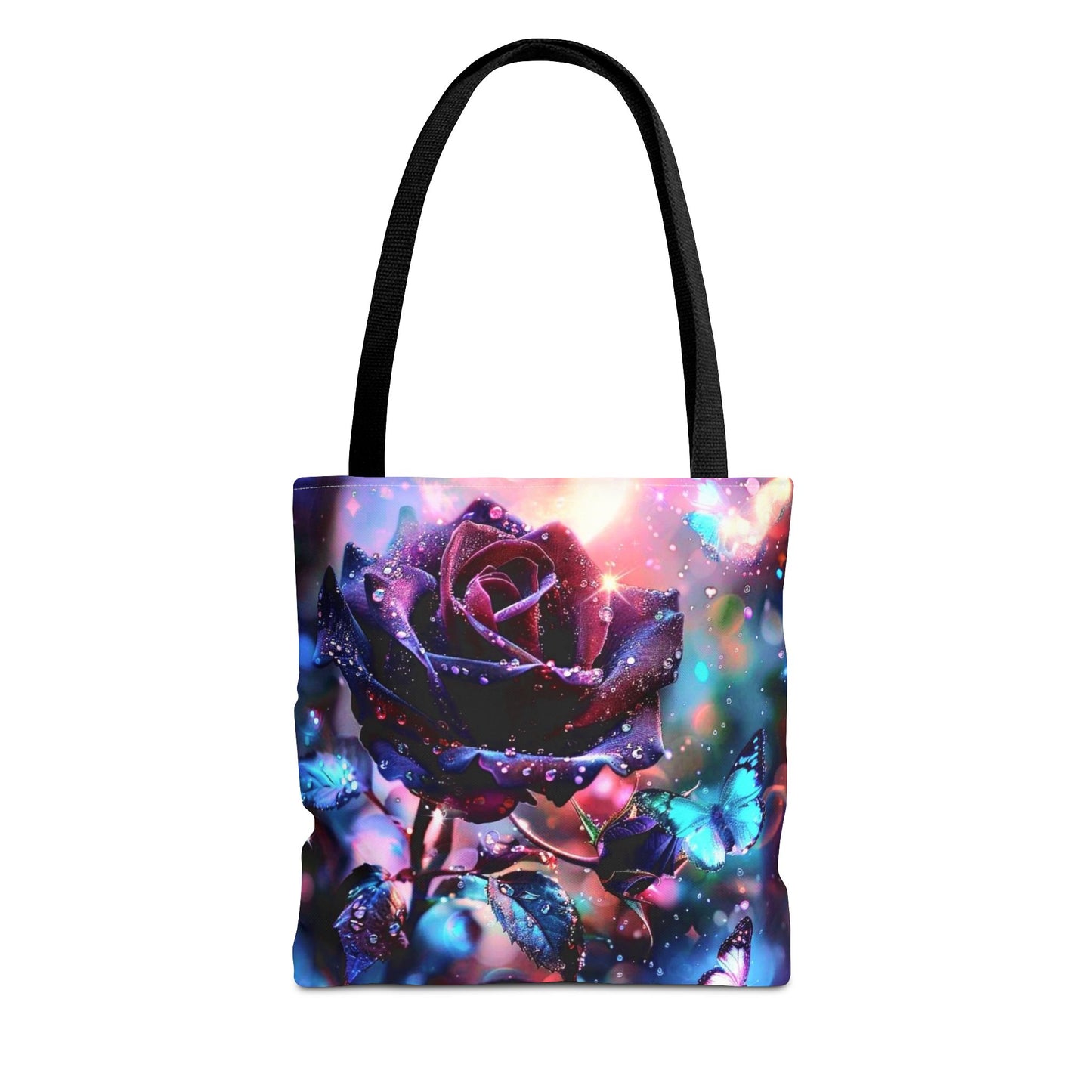 THREE BRIGHT FLOWER DESIGNS - Tote Bag (AOP) - Rock n Royalty Designs