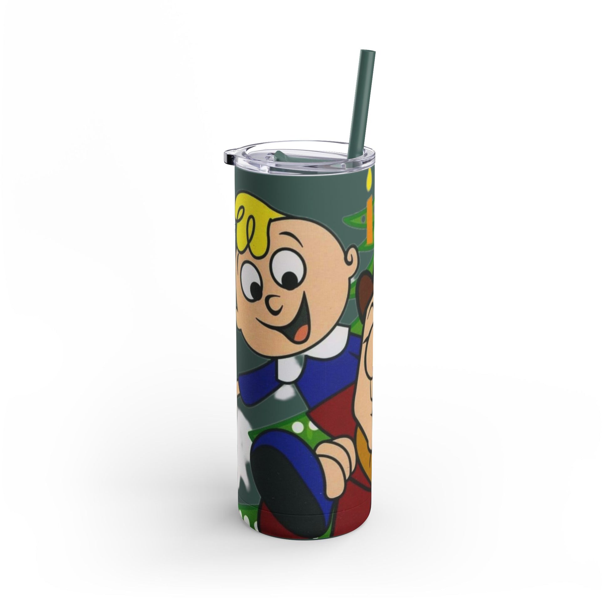 Magoo Christmas Skinny Matte Tumbler, 20oz Printify