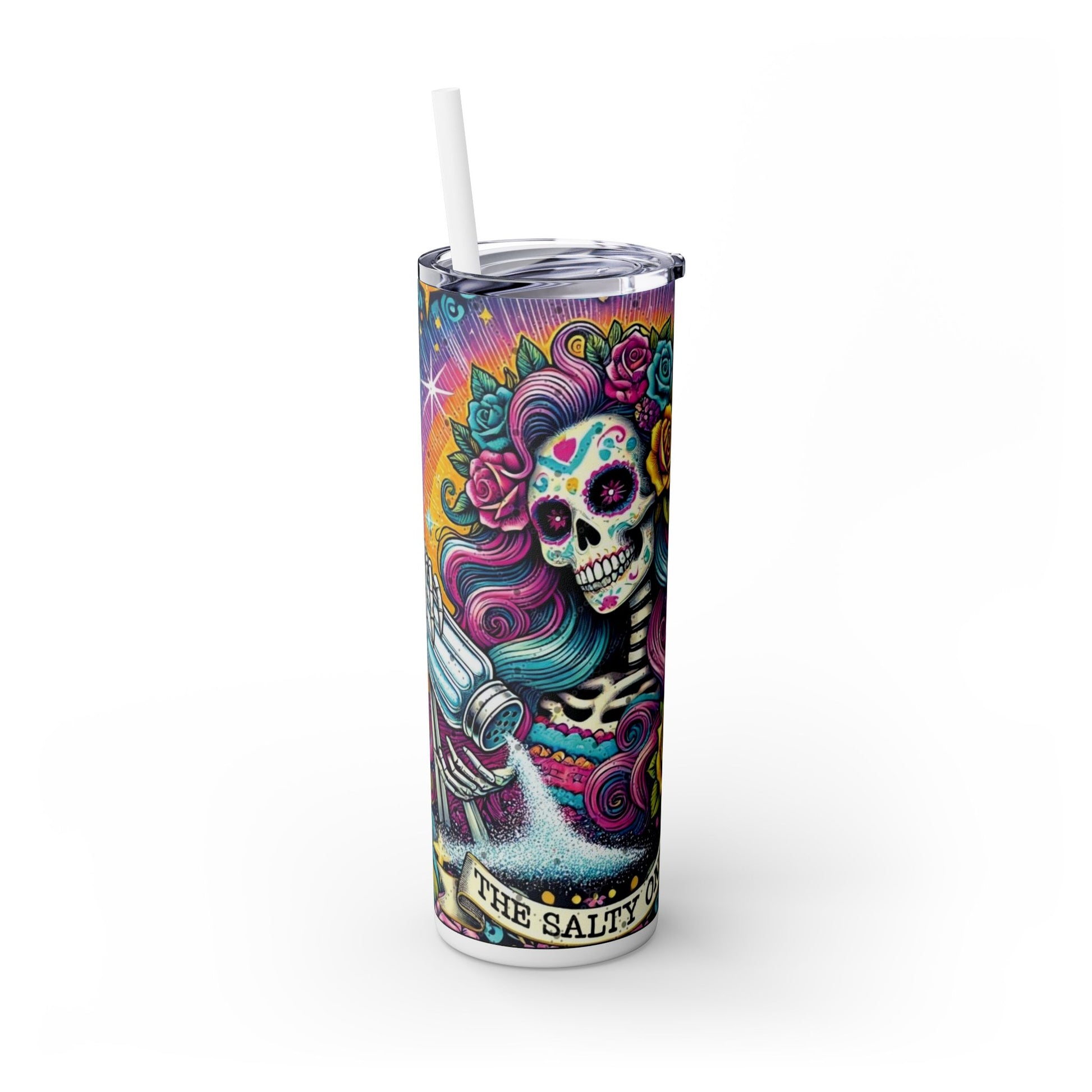 Skinny Tumbler with Straw, 20oz - Rock n Royalty Designs