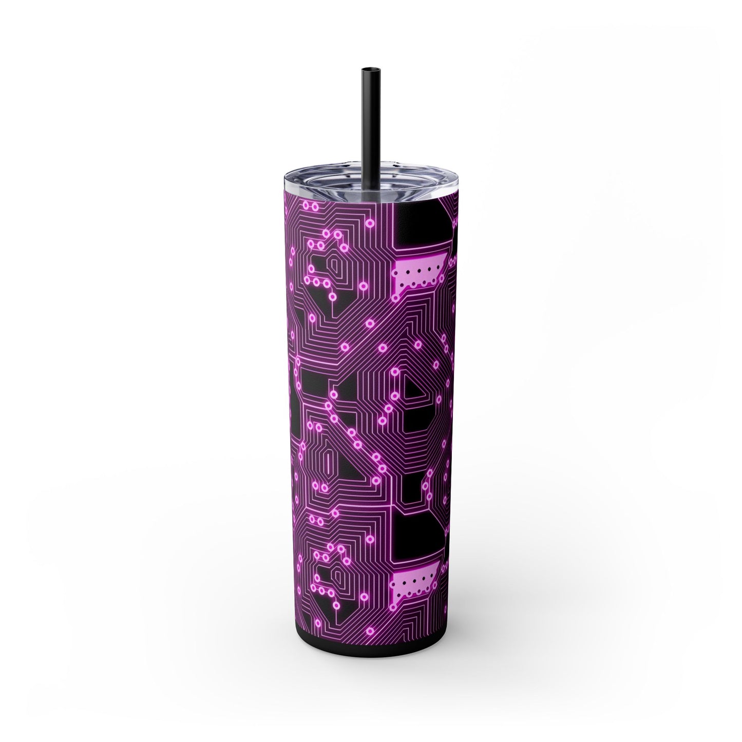 "Tech Pink Circuit Board Tumbler" Printify