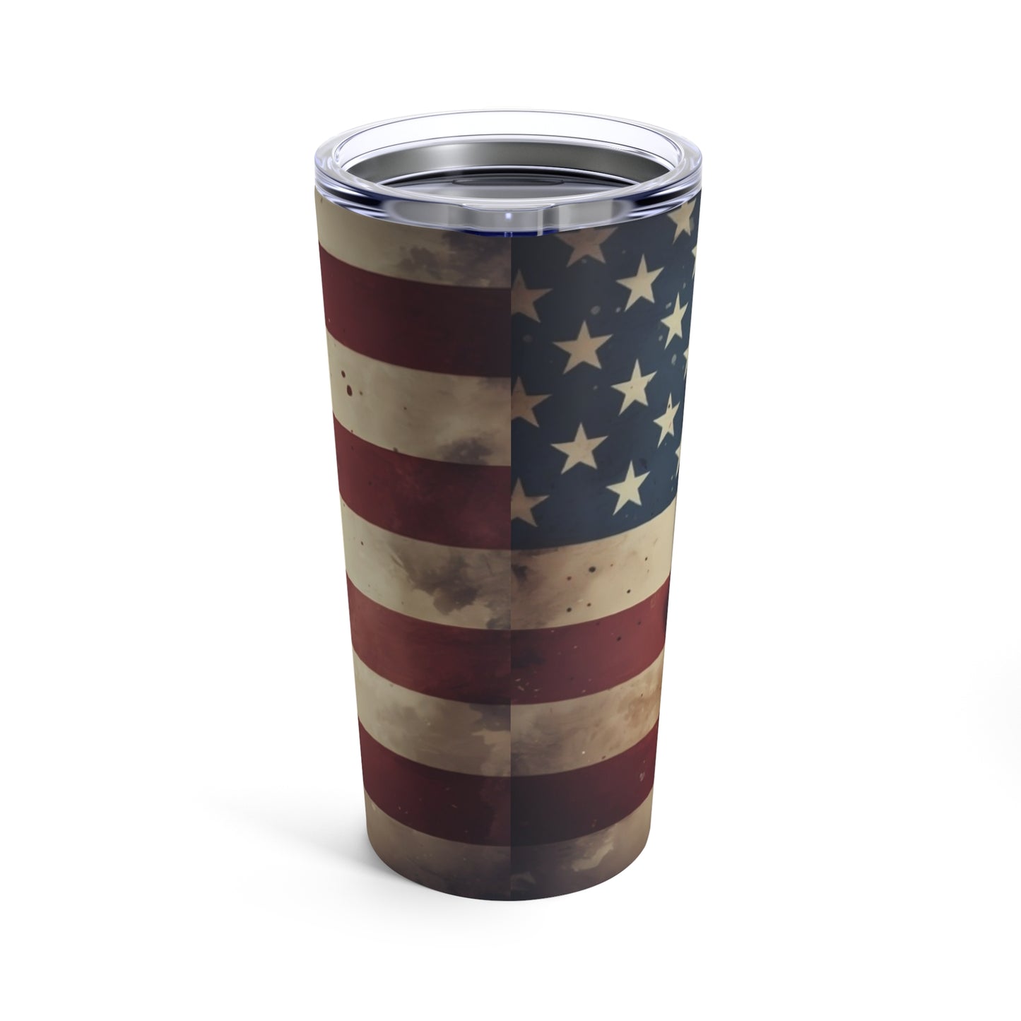 AMERICAN FLAG AND SKULL - Tumbler 20oz - Rock n Royalty Designs