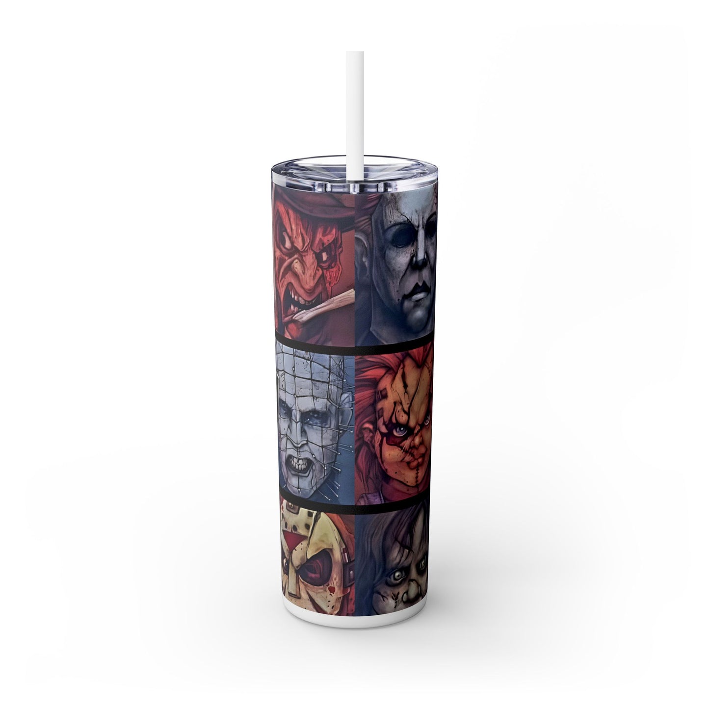 THE STABBY BUNCH - Skinny Tumbler with Straw, 20oz - Rock n Royalty Designs