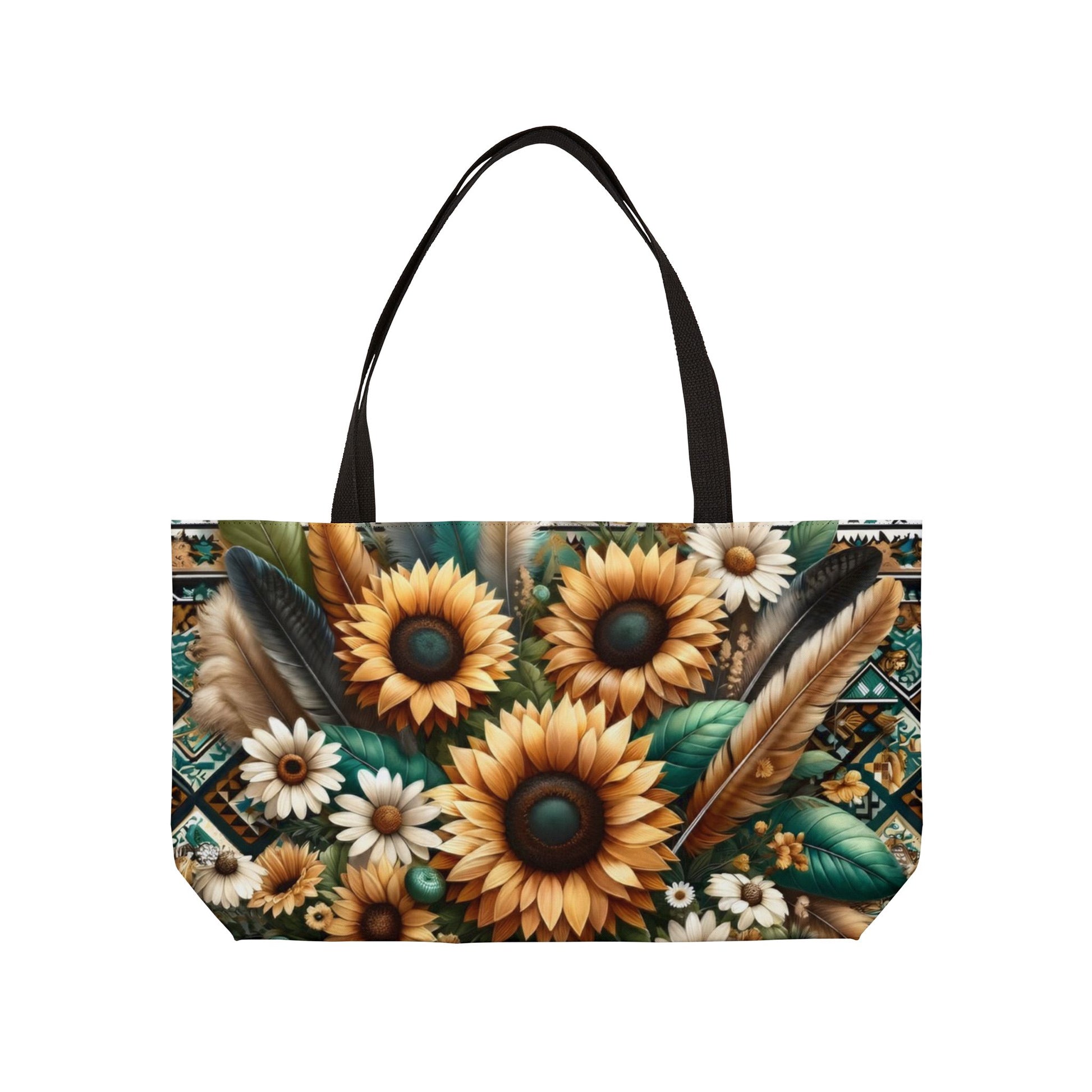 Sunflower Weekender Tote Bag Printify