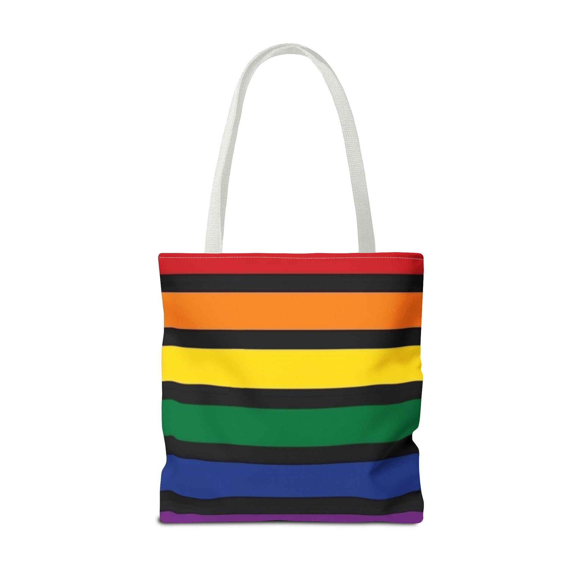 Rainbow Animal, Pink Flower, Rainbow Stripes 3 Designs 3 sizes - Tote Bag (AOP) - Rock n Royalty Designs