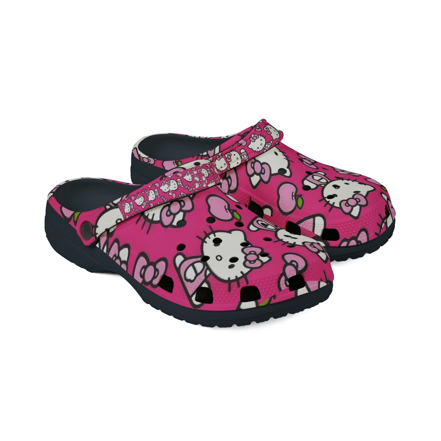 HELLO MS KITTY Foam Rubber Shoes (AOP) Printify