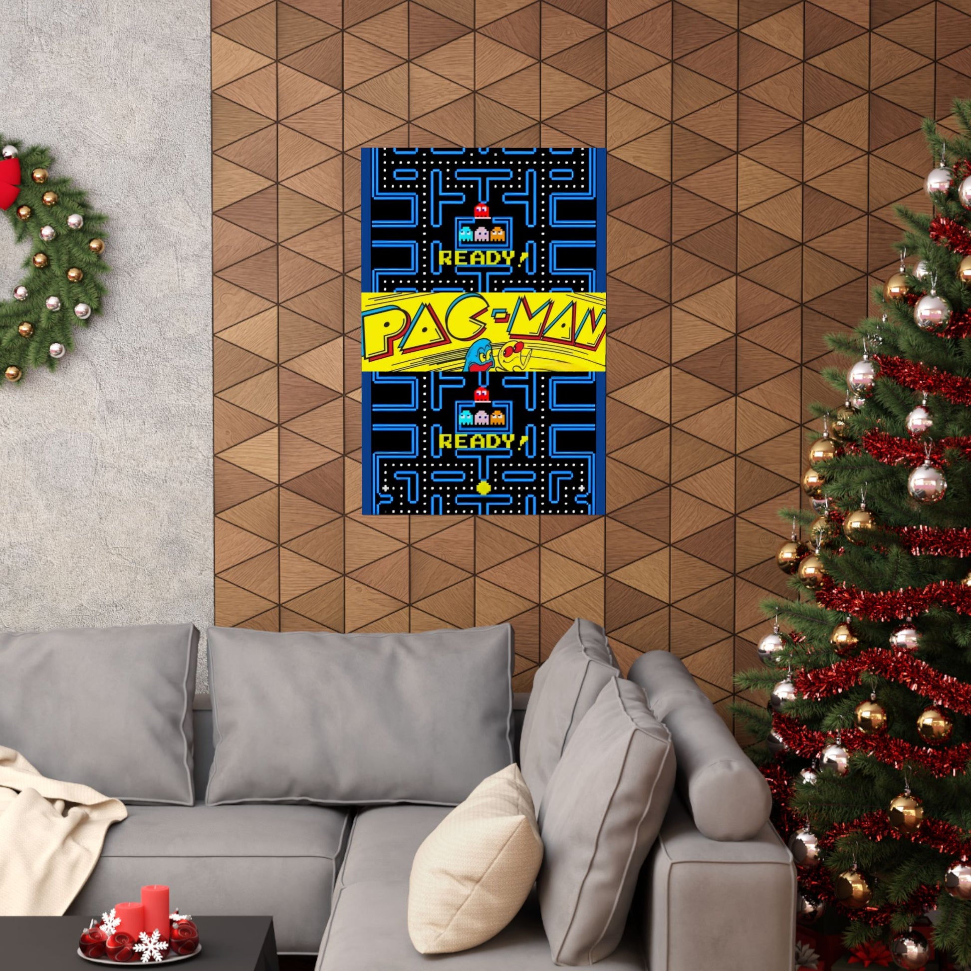 Old School PAC-MAN - Matte Vertical Posters - Rock n Royalty Designs