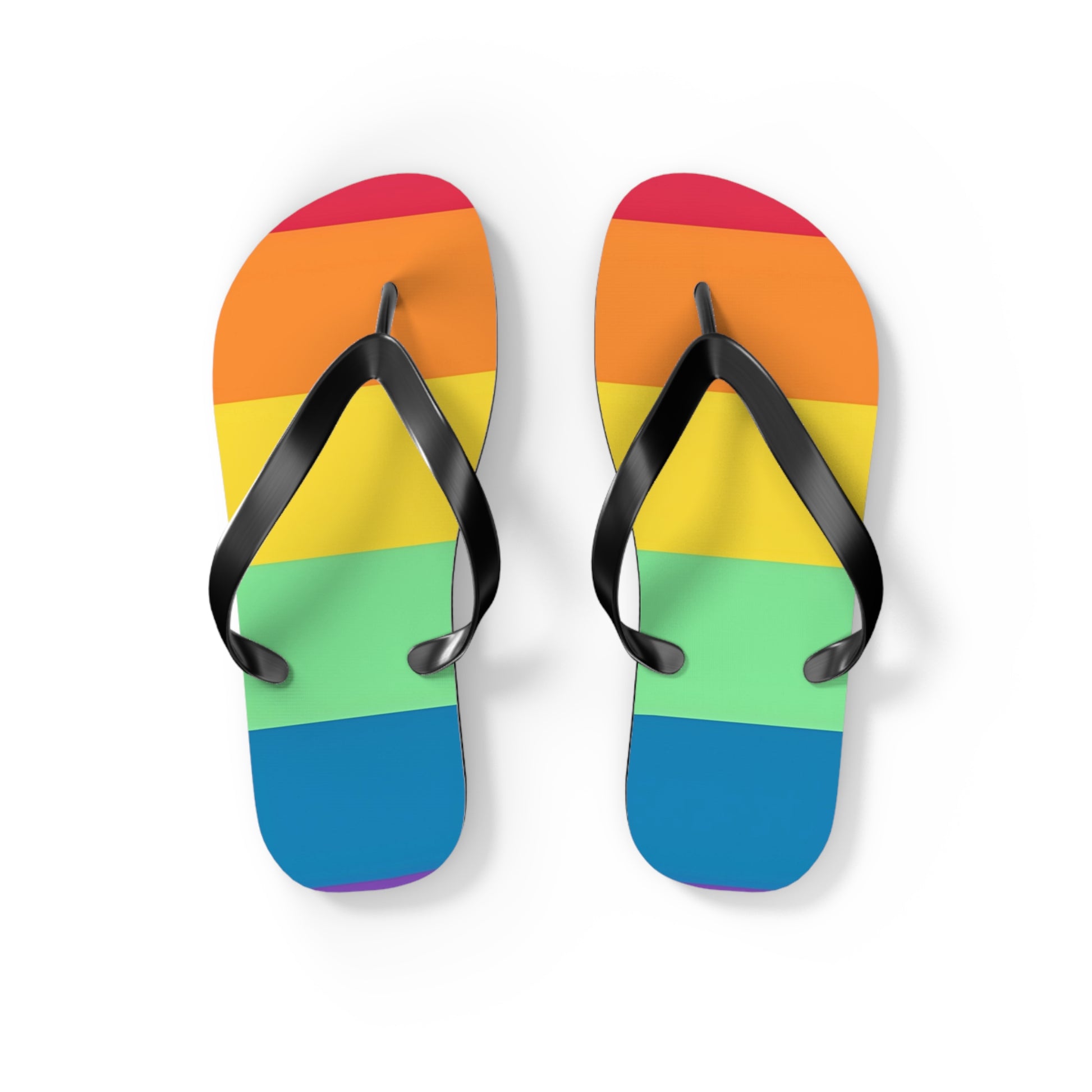 RAINBOW - Flip Flops - Rock n Royalty Designs