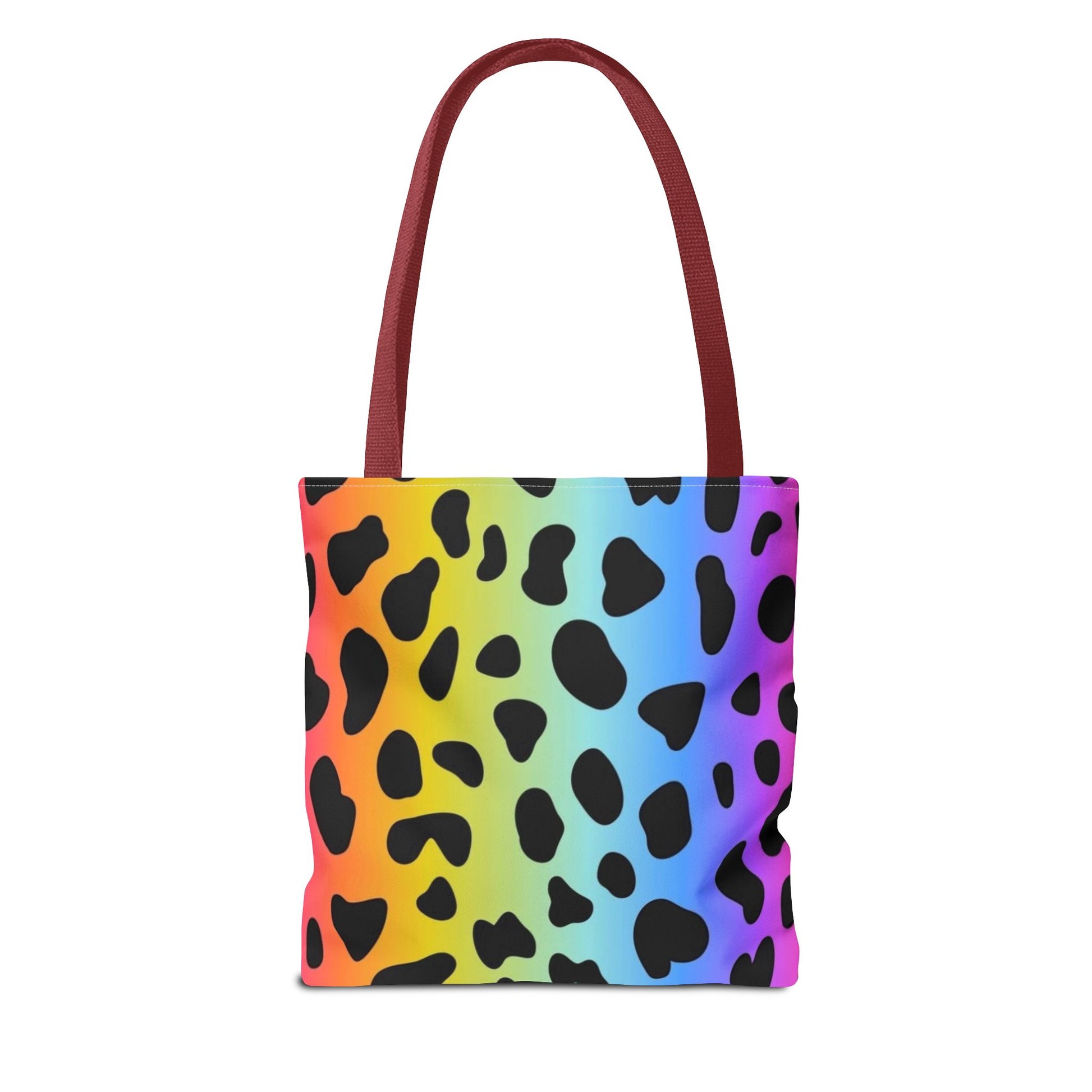 Rainbow Animal, Pink Flower, Rainbow Stripes 3 Designs 3 sizes - Tote Bag (AOP) - Rock n Royalty Designs