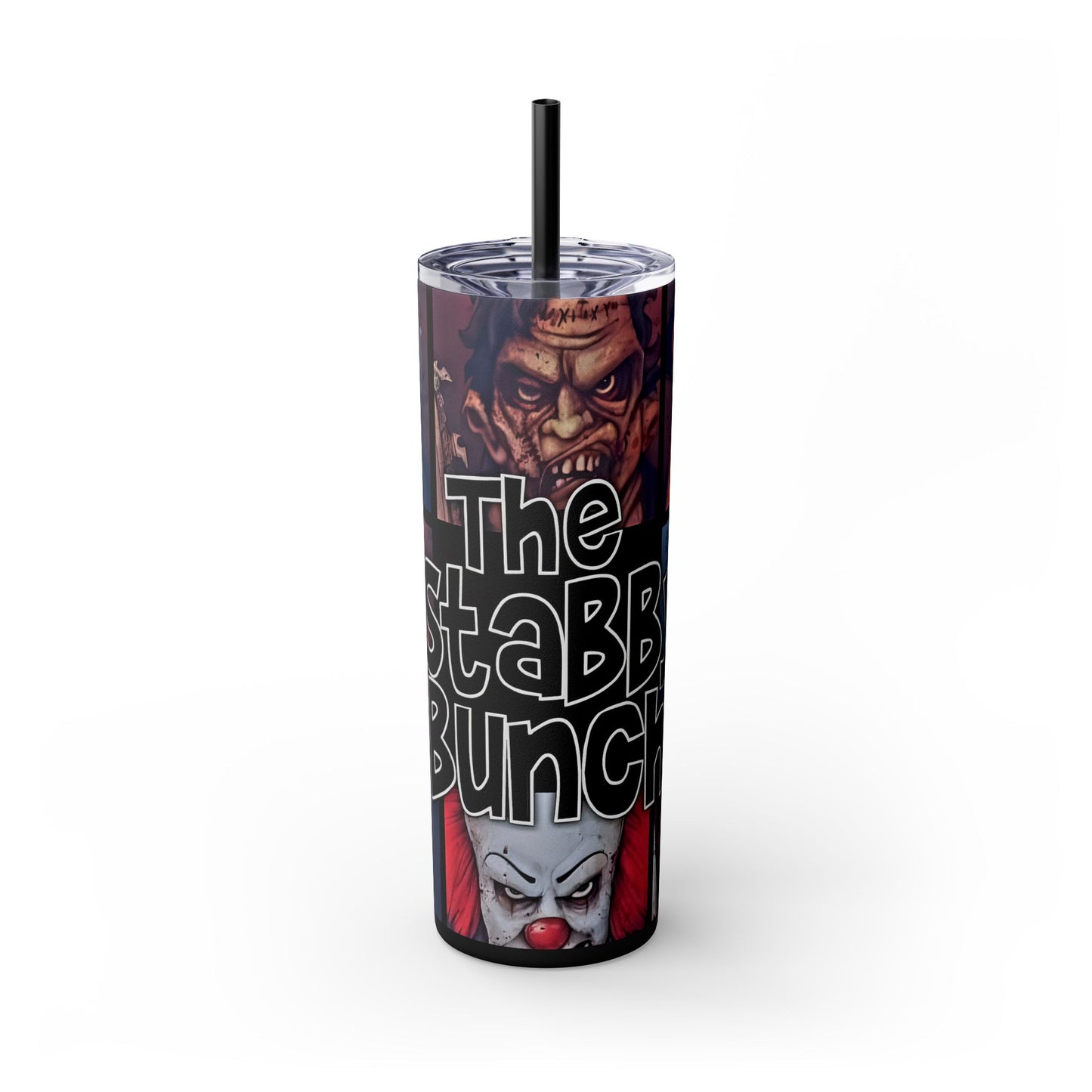 THE STABBY BUNCH - Skinny Tumbler with Straw, 20oz - Rock n Royalty Designs