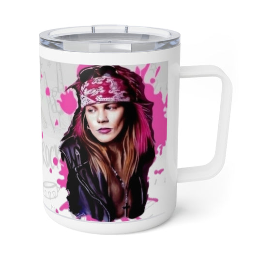 Axl Rose inspired by GUNS & ROSES - Insulated Coffee Mug, 10oz Printify