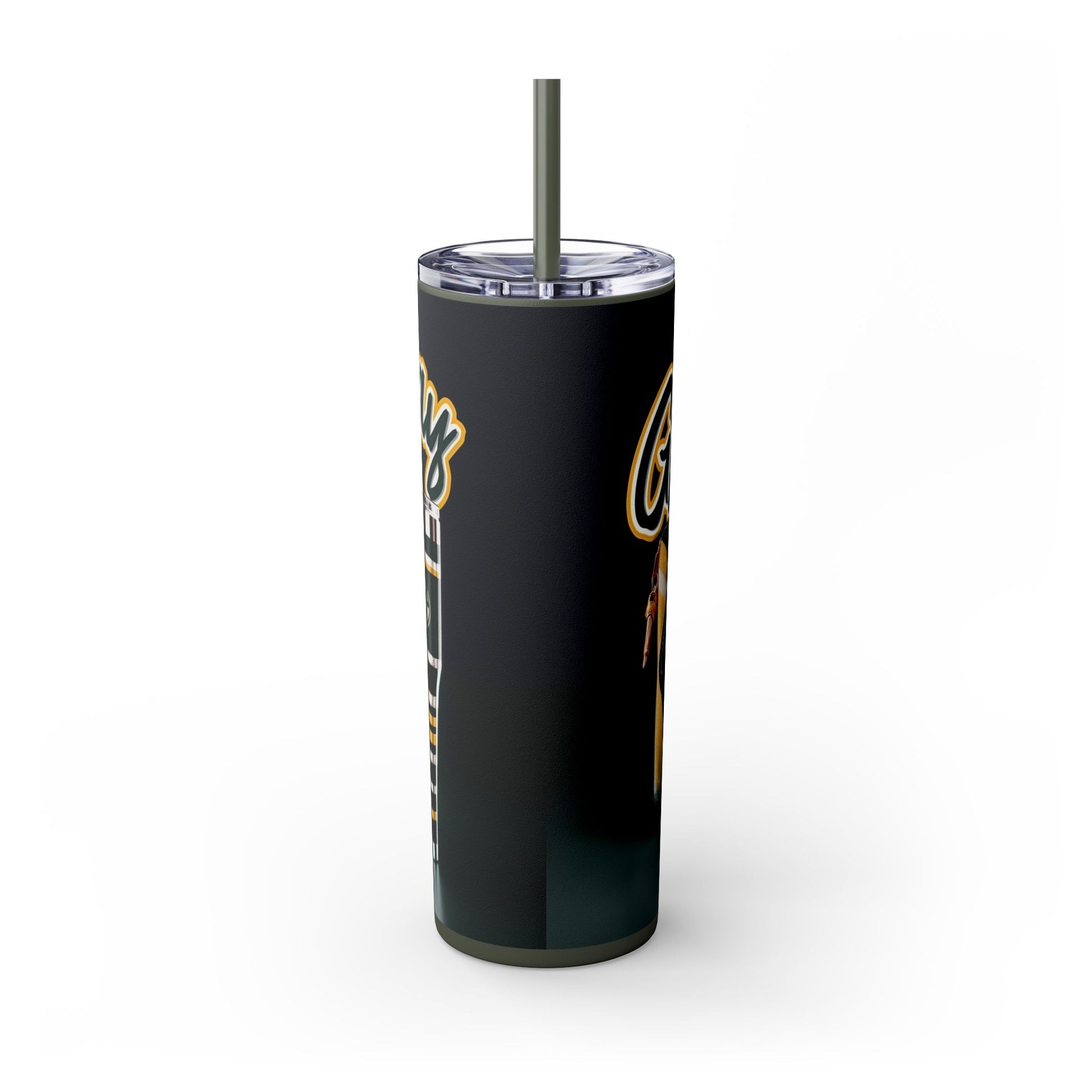 Skinny Tumbler with Straw, 20oz - Rock n Royalty Designs