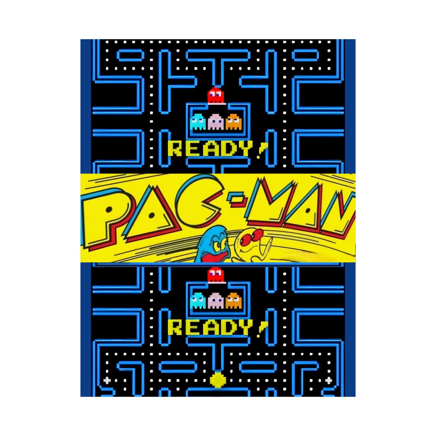 Old School PAC-MAN - Matte Vertical Posters - Rock n Royalty Designs