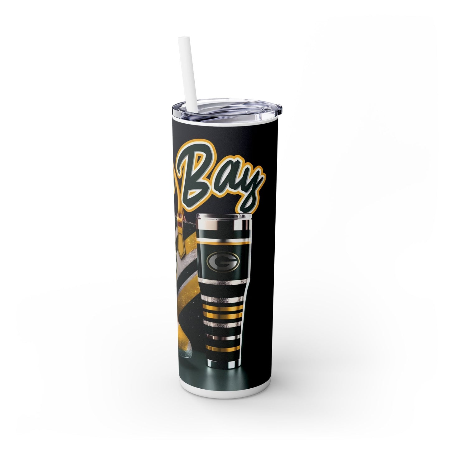 Skinny Tumbler with Straw, 20oz - Rock n Royalty Designs