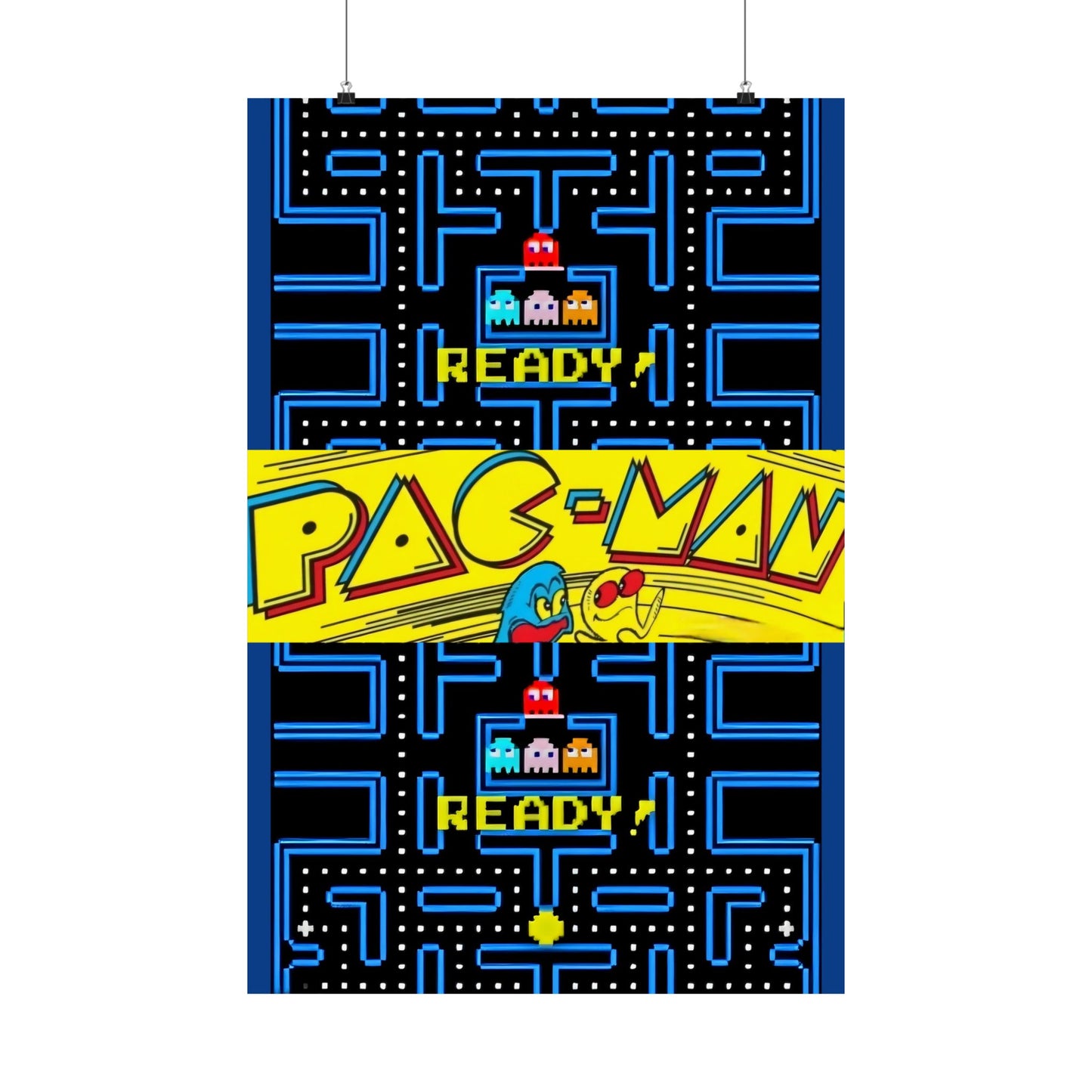 Old School PAC-MAN - Matte Vertical Posters - Rock n Royalty Designs