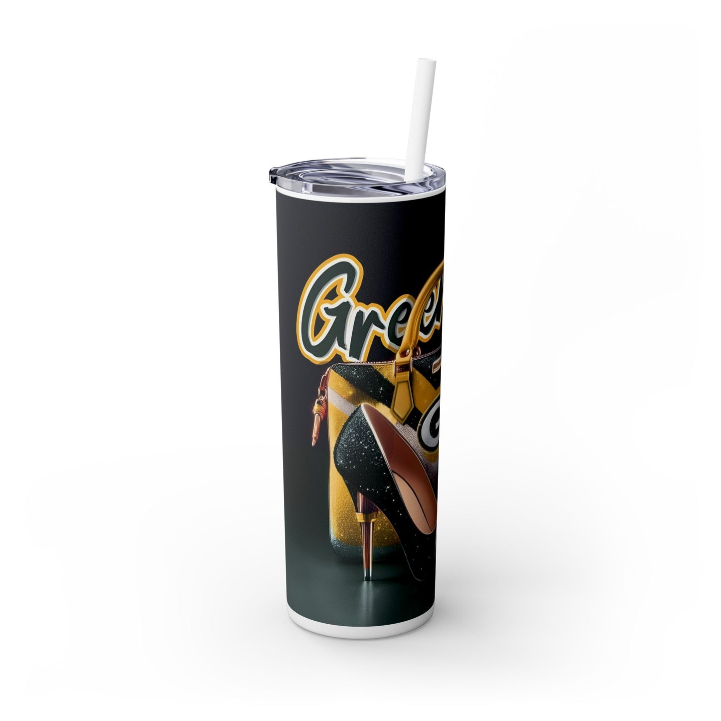 Skinny Tumbler with Straw, 20oz - Rock n Royalty Designs