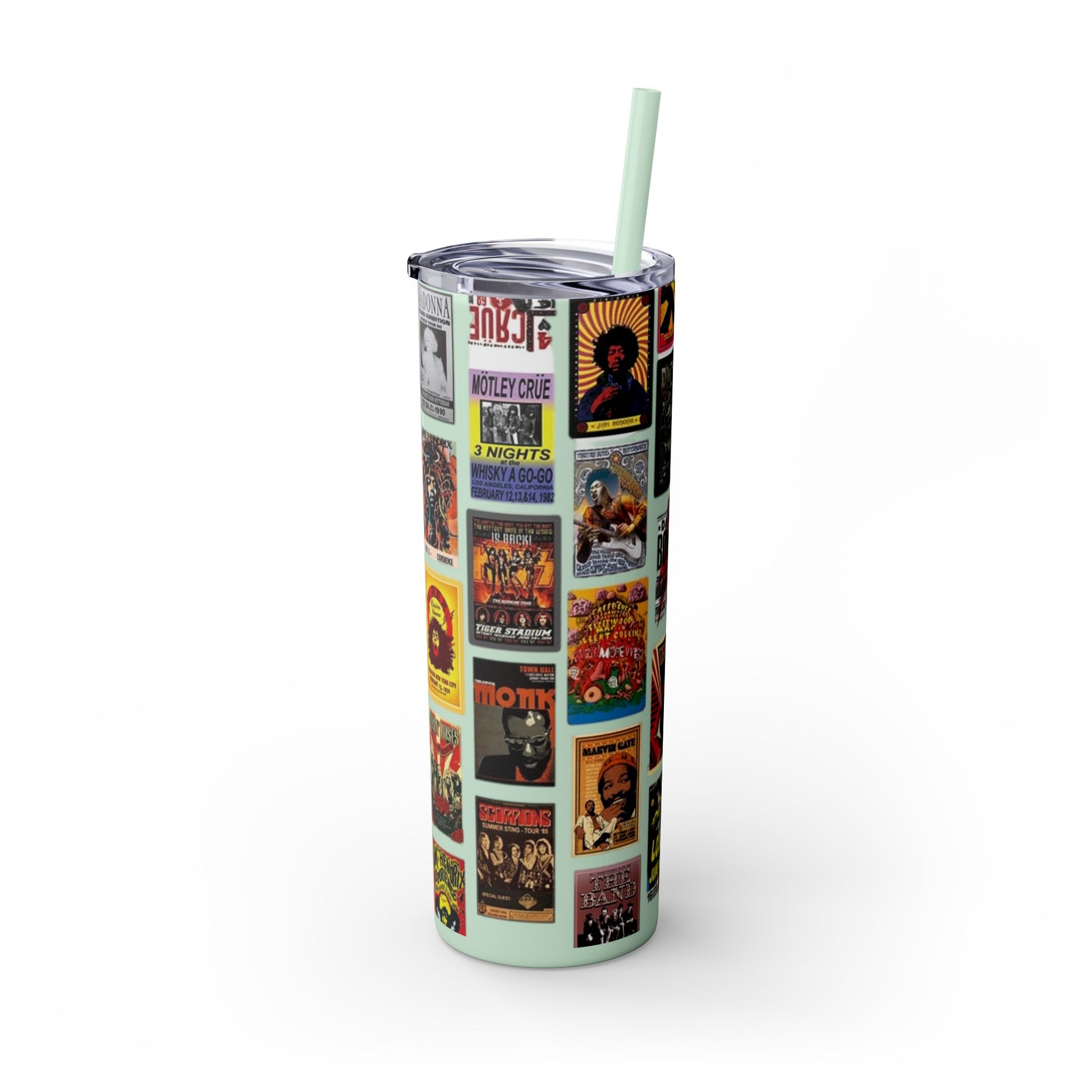 Copy of Skinny Tumbler with Straw, 20oz - Rock n Royalty Designs