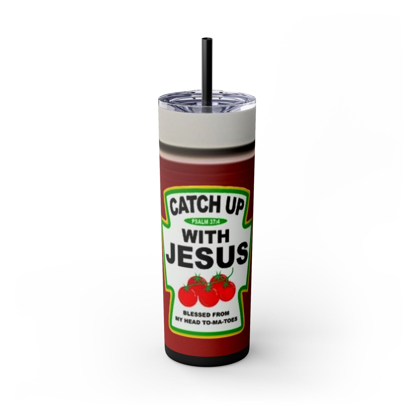 CatchUp with Jesus Tumbler Printify