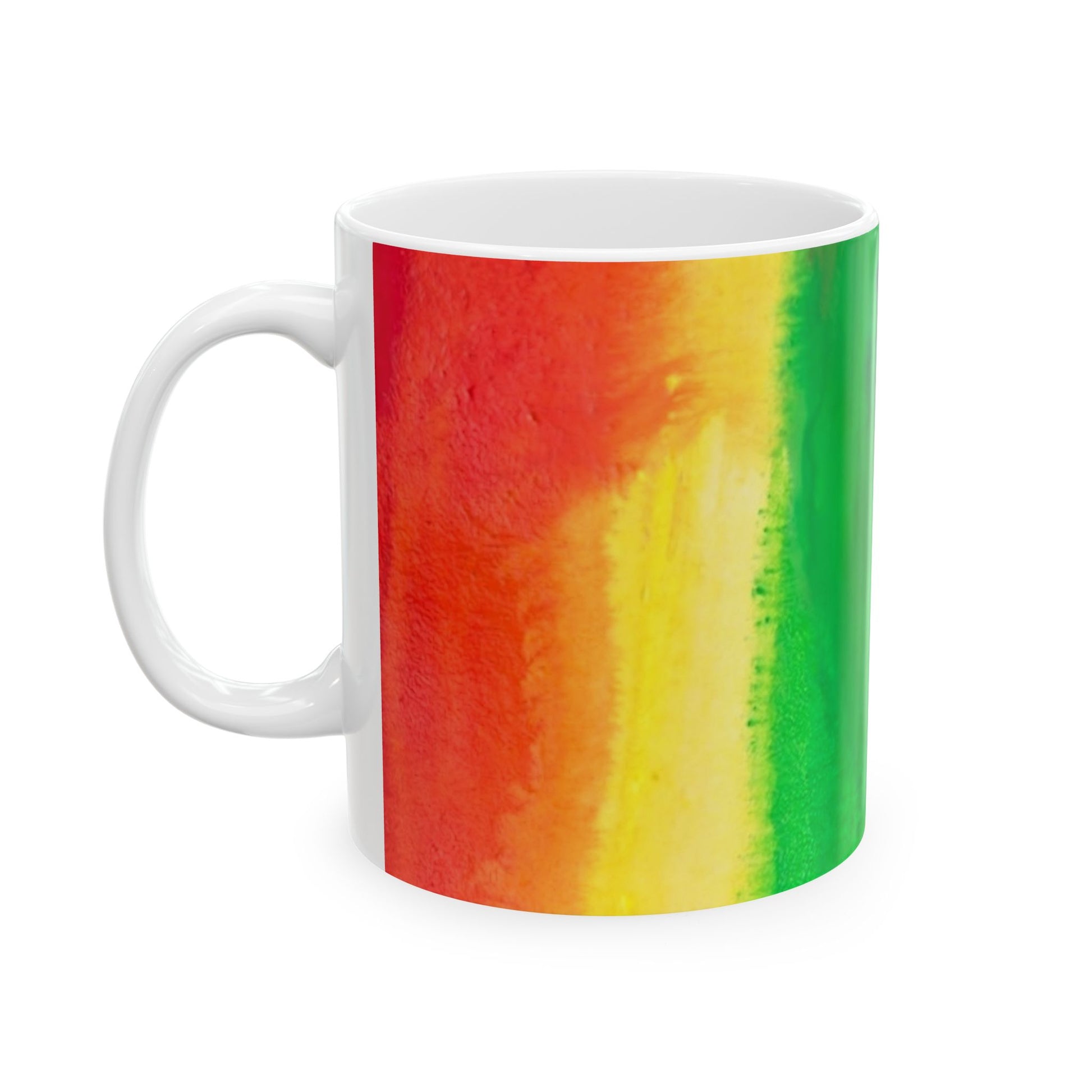 COLORFUL RAINBOW - Ceramic Mug, (11oz, 15oz) - Rock n Royalty Designs