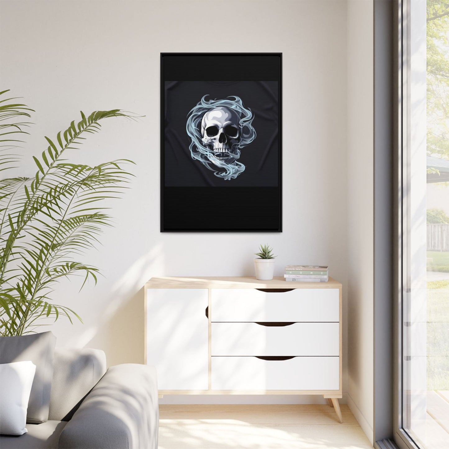 SKULL ART CORNER COLLECTION - 1 of 4 - Limited Edition-  Wall Art Printify