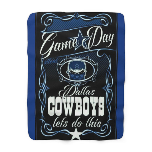 DALLAS BOYS - GAMEDAY-Sherpa Fleece Blanket Printify