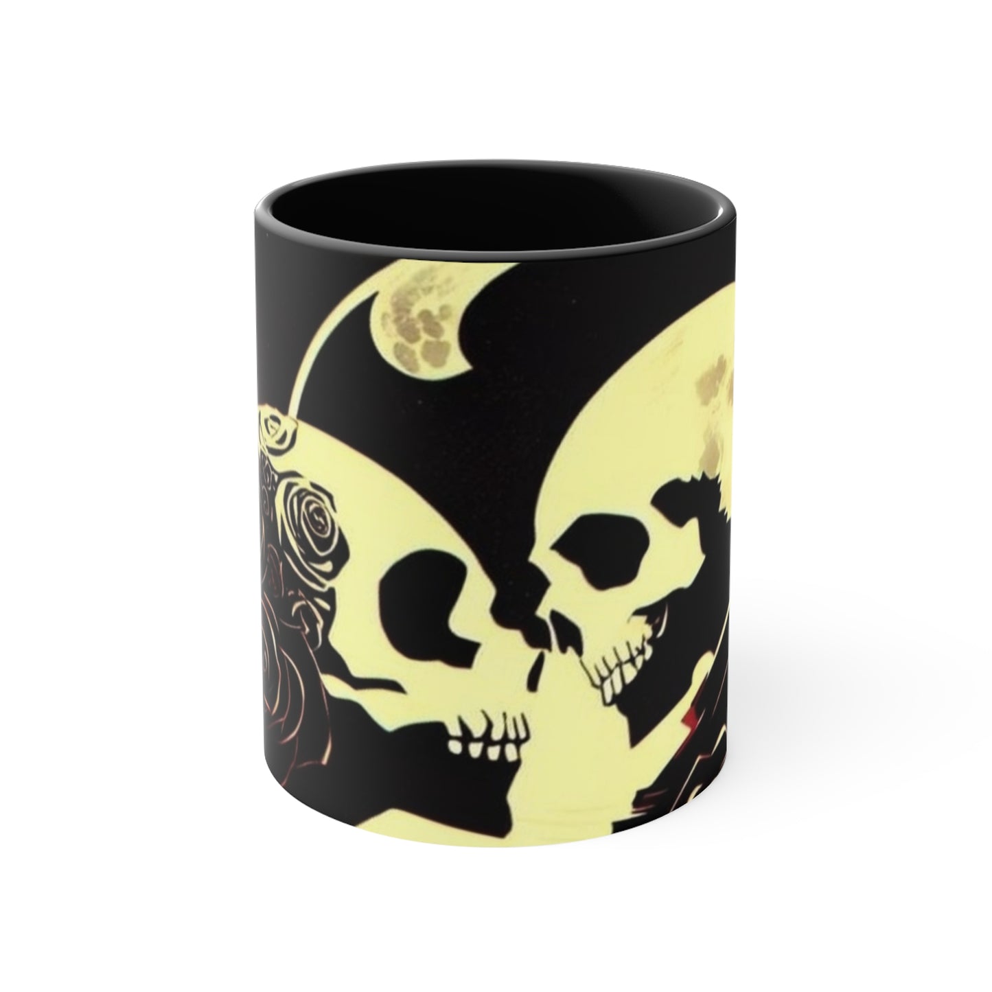 Skully Lovers - Accent Mugs Printify