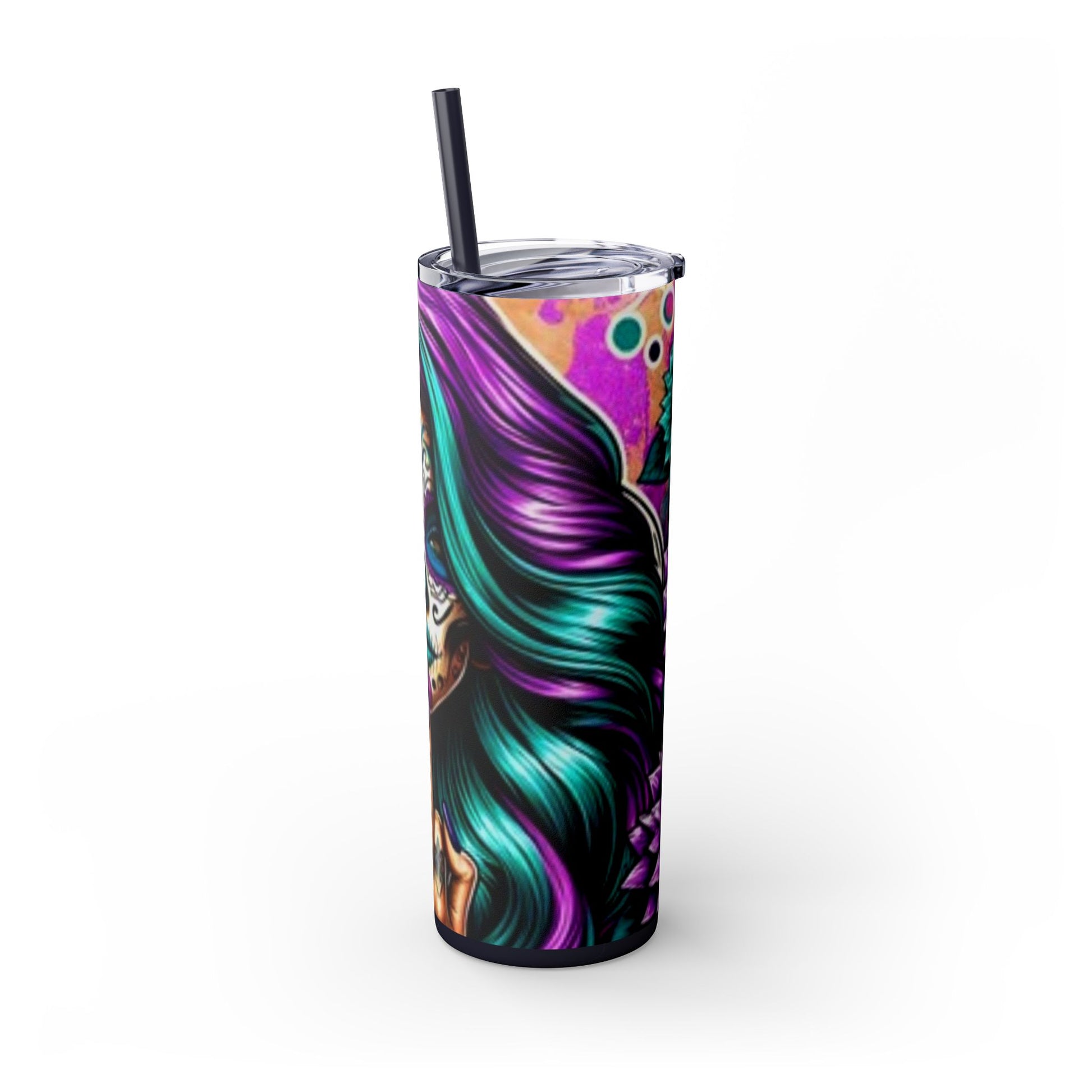 Skinny Tumbler with Straw, 20oz - Rock n Royalty Designs