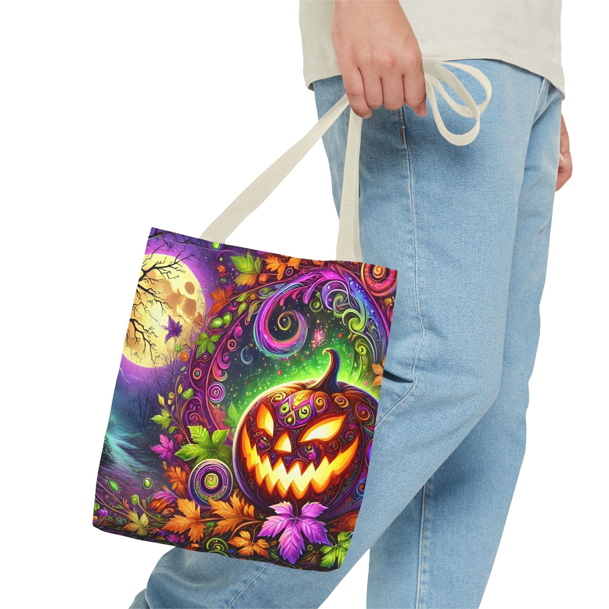 Scary Halloween 🎃  Tote Bag (AOP) Printify