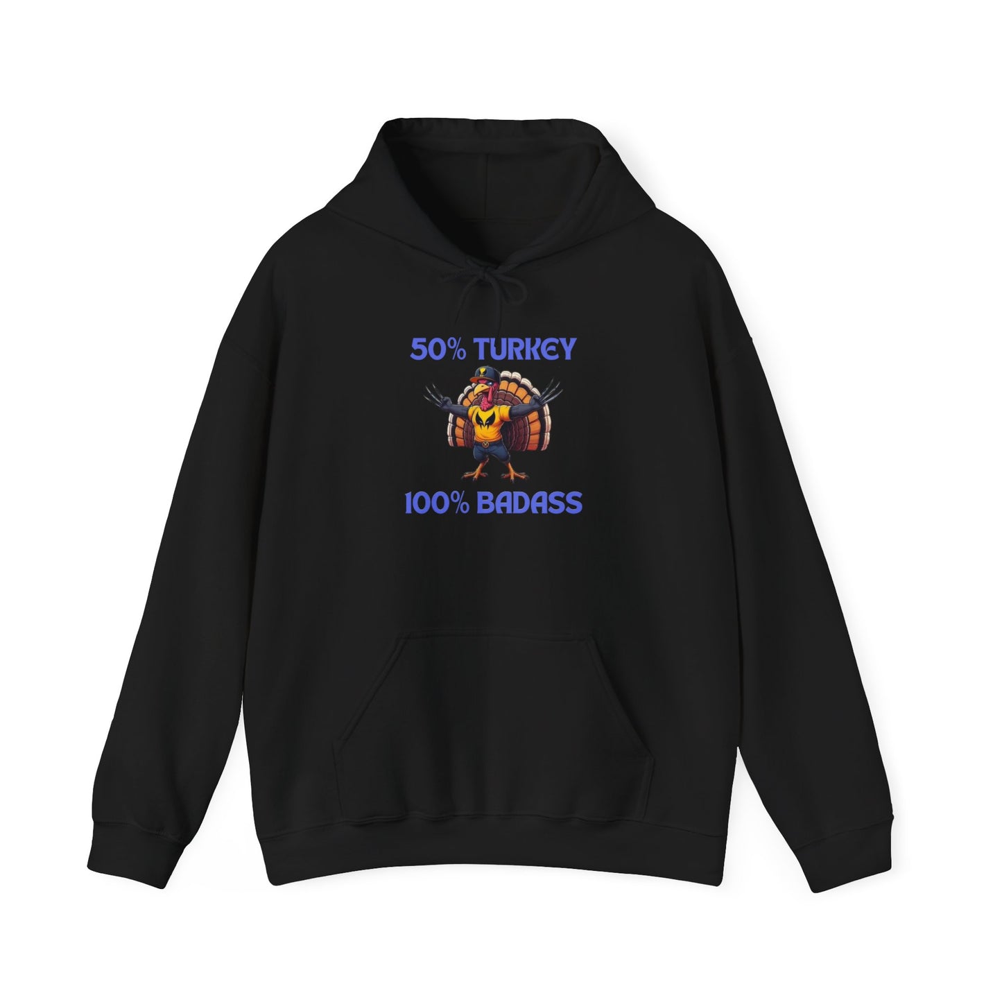 Badass Turkey Hoodie Printify