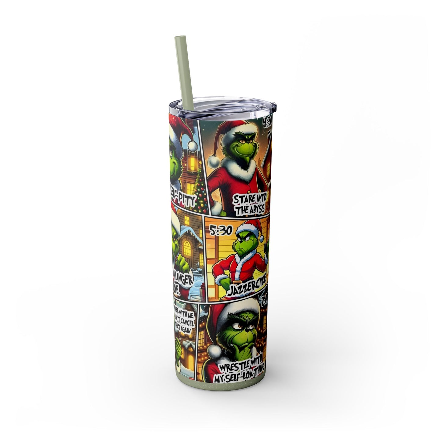 Skinny Tumbler with Straw, 20oz Printify