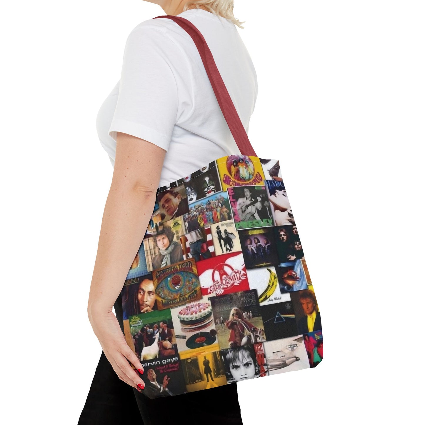 Rock n Roll Tote Bag Printify