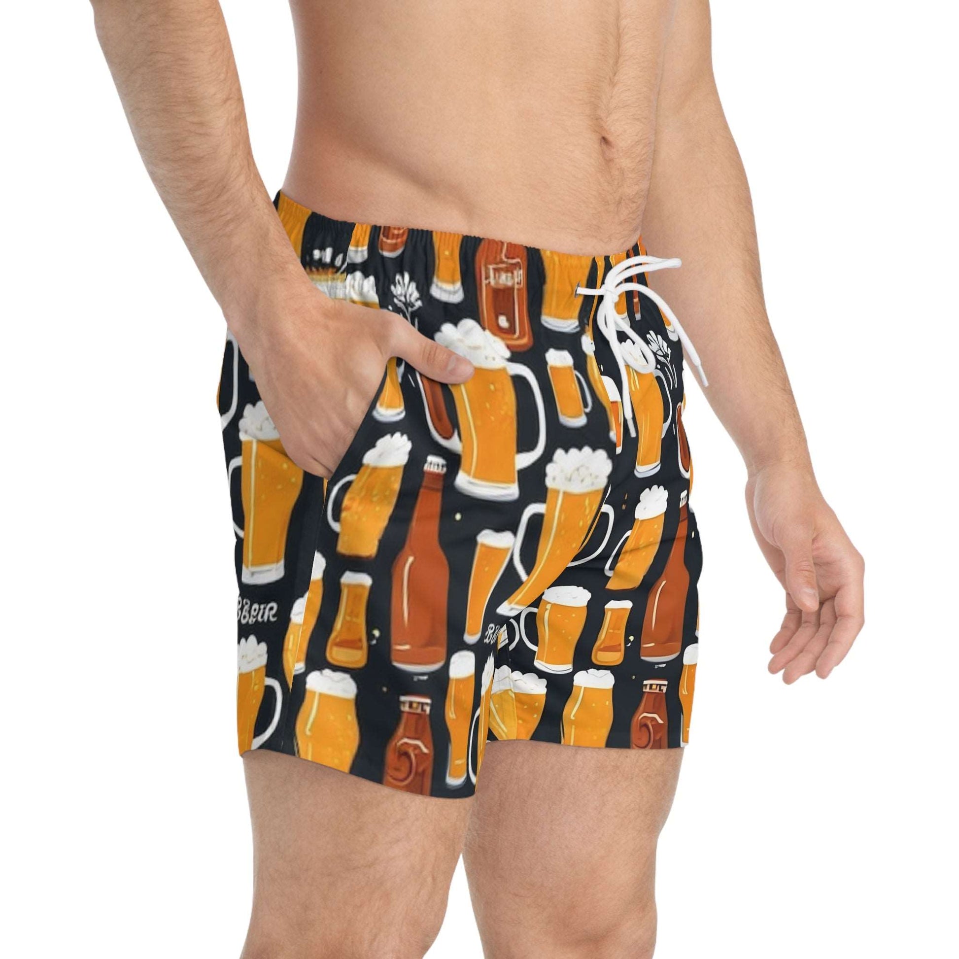 BEERS - Swim Trunks (AOP) - Rock n Royalty Designs