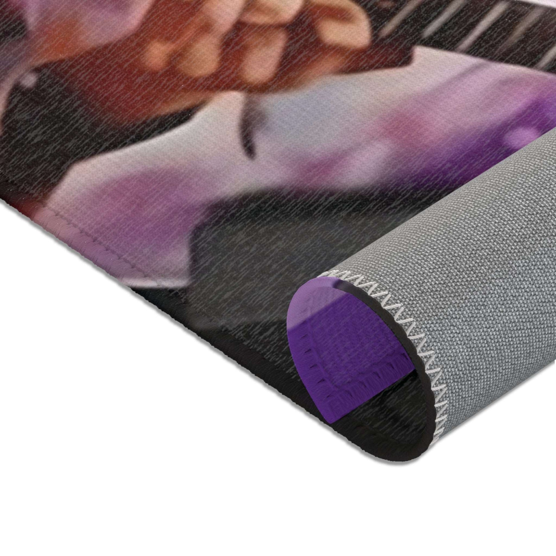 "Purple Reign: Prince Vinyl Record Area Rug" 60x36