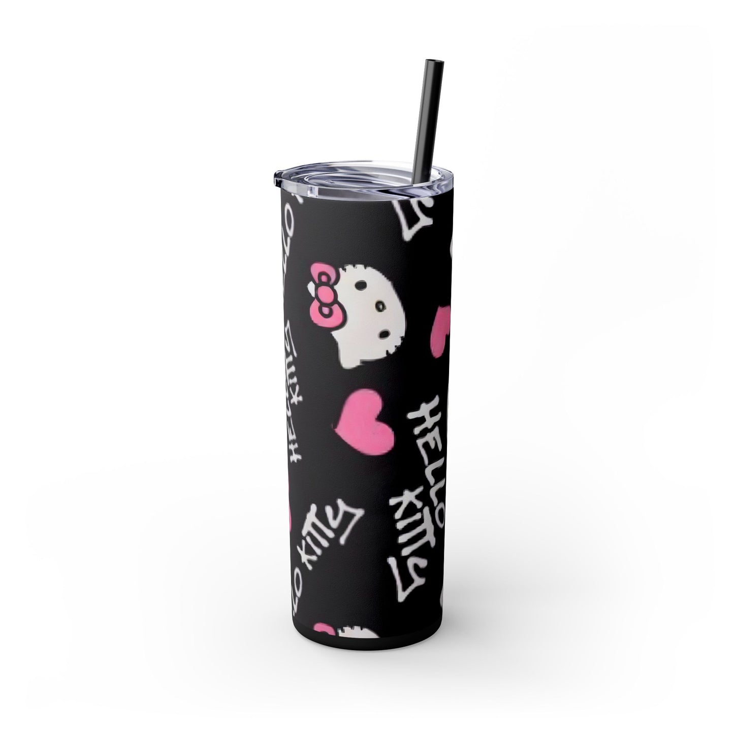 Hi Kit Skinny Tumbler with Straw, 20oz - Rock n Royalty Designs