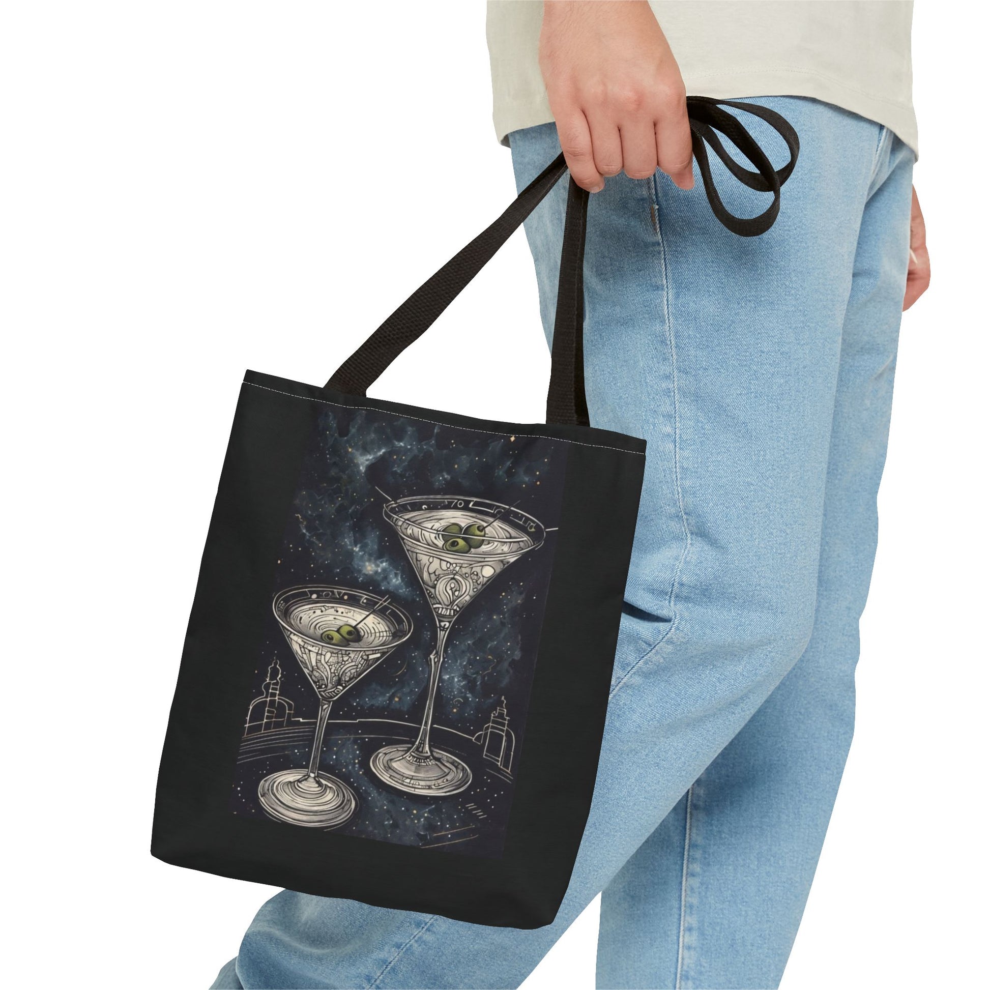 SHAKIN NOT STIRRED Tote Bag (AOP) Printify