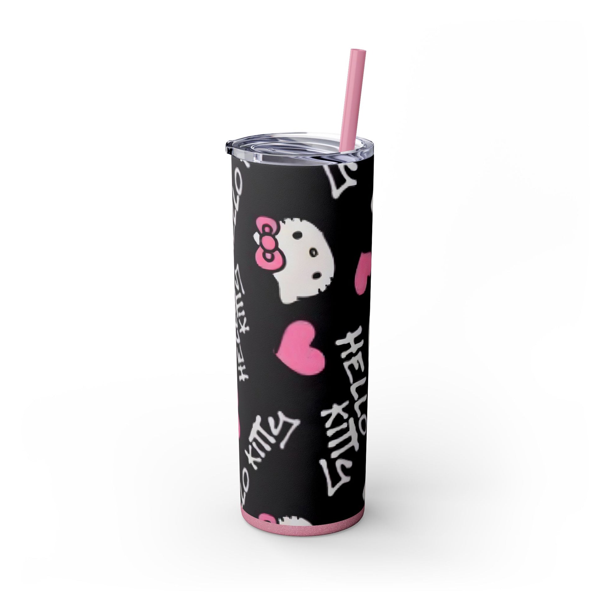 Hi Kit Skinny Tumbler with Straw, 20oz - Rock n Royalty Designs