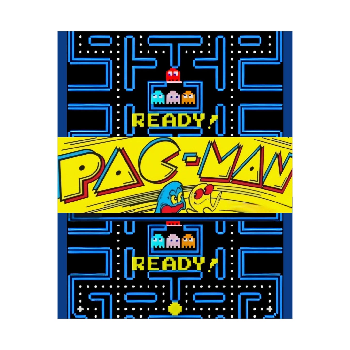 Old School PAC-MAN - Matte Vertical Posters - Rock n Royalty Designs