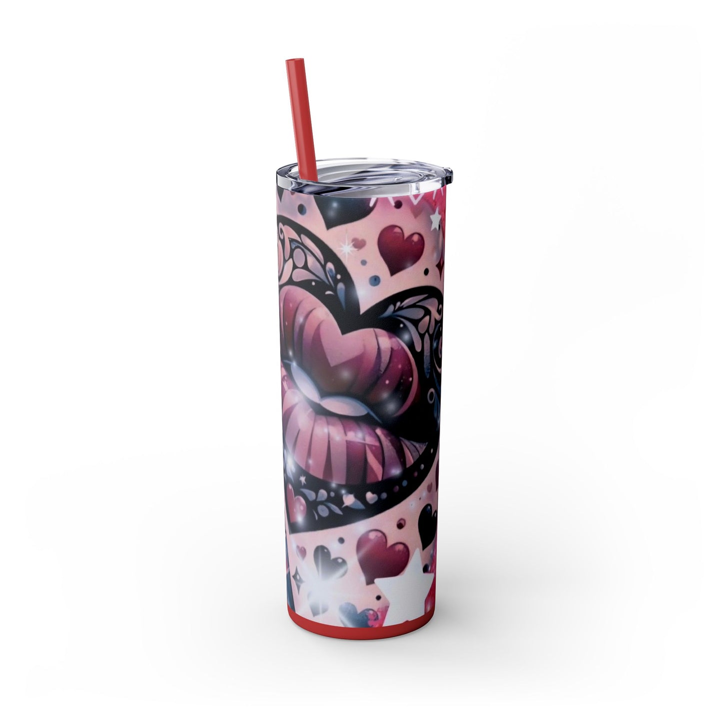 Skinny Tumbler with Straw, 20oz - Rock n Royalty Designs